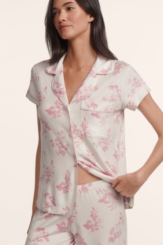 Gisele Modal ROSE GARDEN Cropped PJ Set