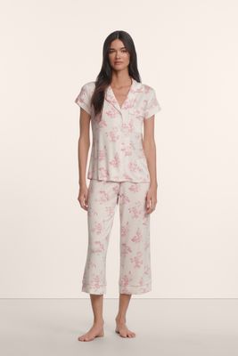 Gisele Modal ROSE GARDEN Cropped PJ Set