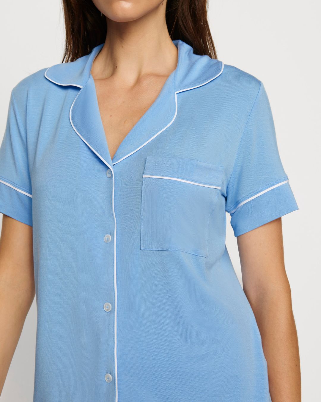 Gisele SUMMER BLUE Relaxed Shorty Set