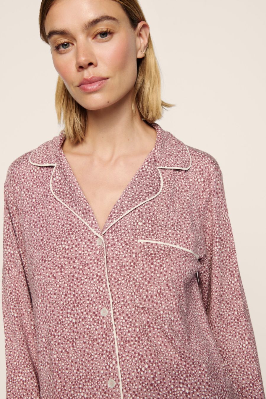 Gisele Modal ANIMAL INSTINCT Long PJ Set