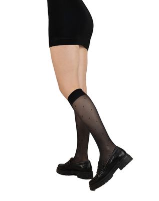 Veloute Plumetis 30 DEN Trouser Socks O/S