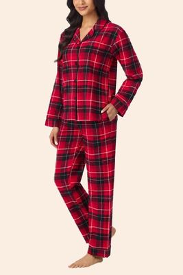 Bedhead Cotton Flannel Nicholas Plaid PJ Set