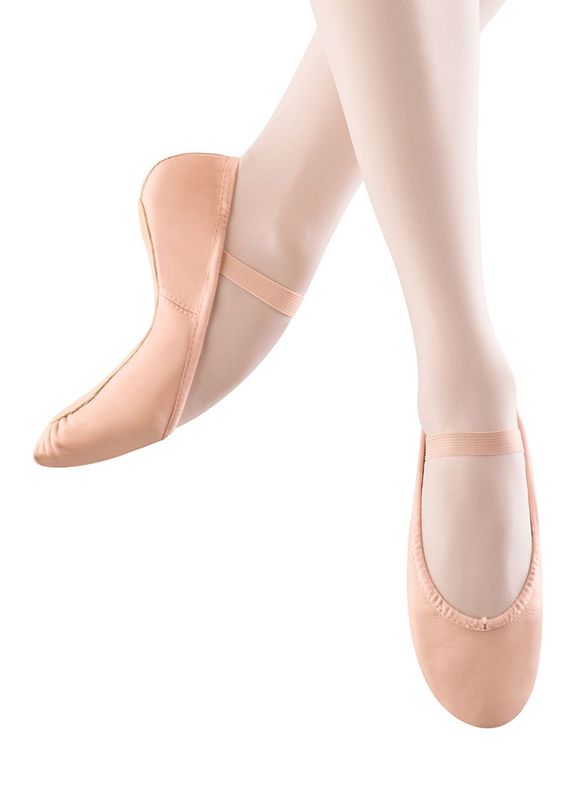 S0205L Dansoft Ladies Leather Full Sole Ballet Shoe