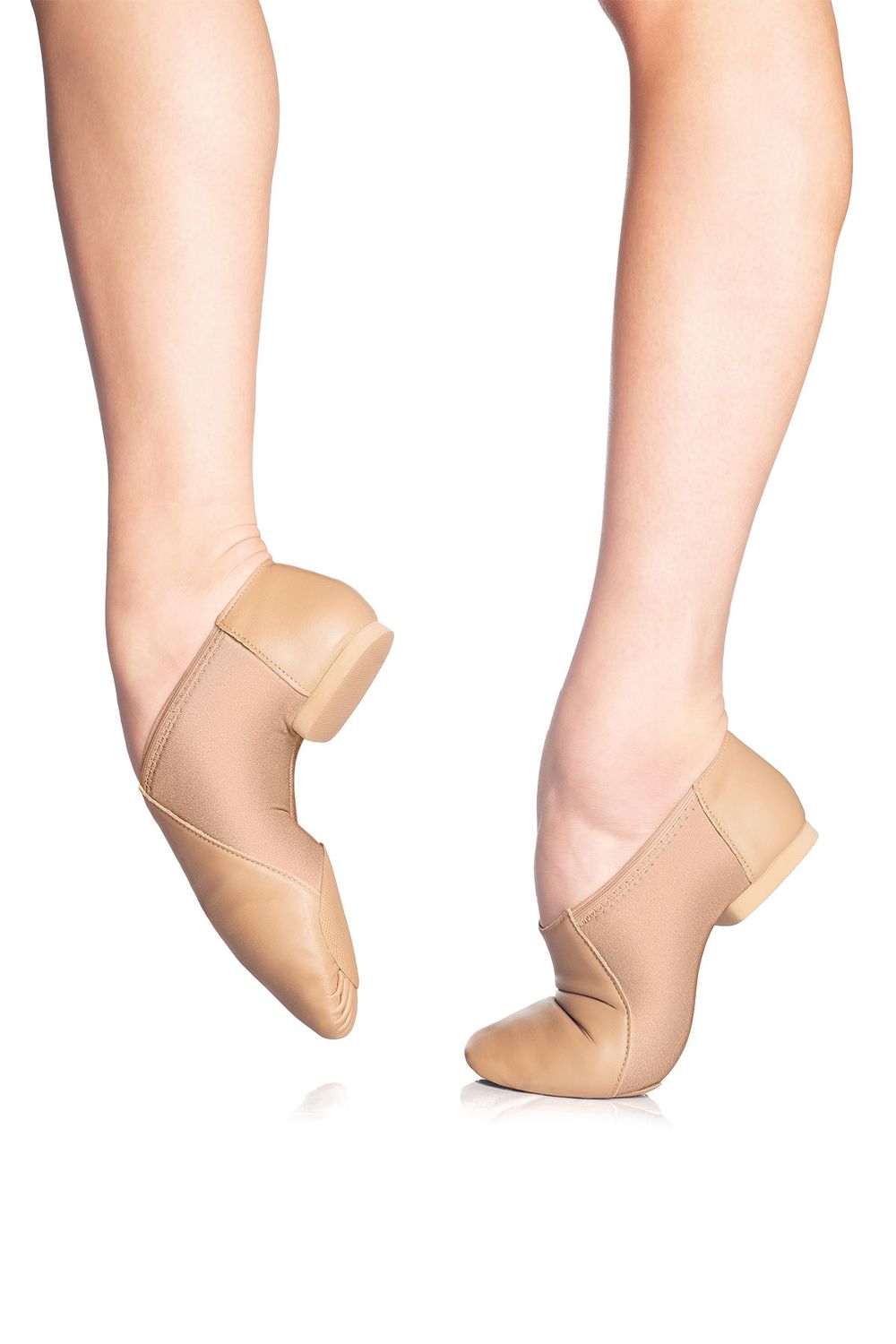 JZ43 Adult Java Leather Jazz Shoe, Color: Caramel, Size: 8L, Width: M