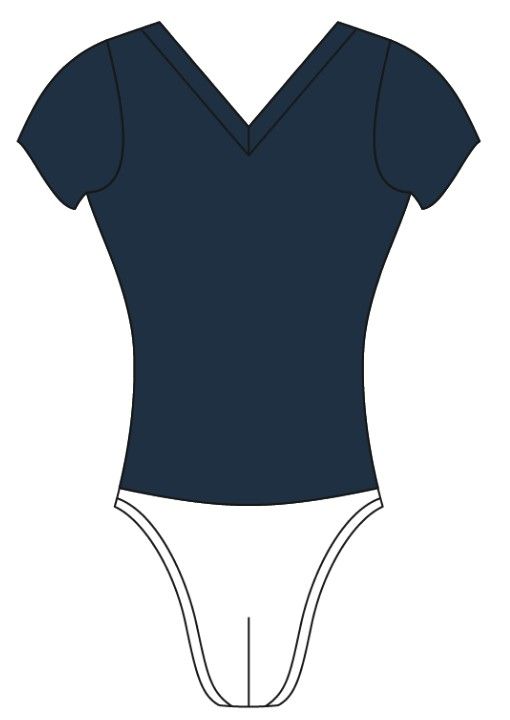 Horacio (W/ Governor School Logo) Men's Leotard w/ Attached Dance Belt