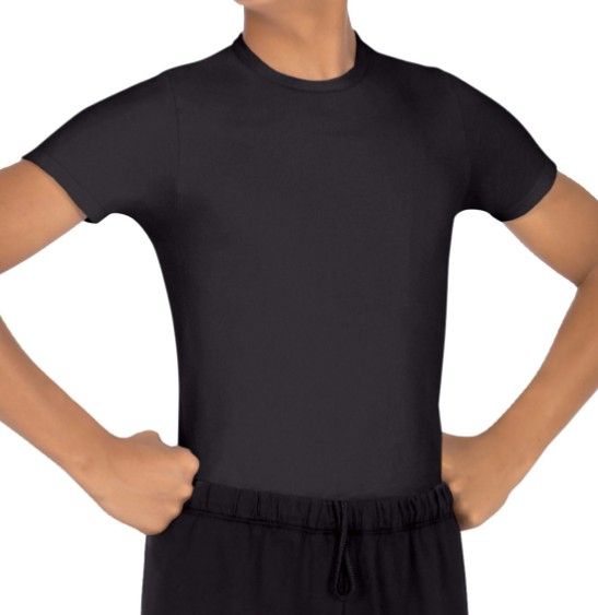 44100 Men's Crew Neck Short Sleeve Dance Top