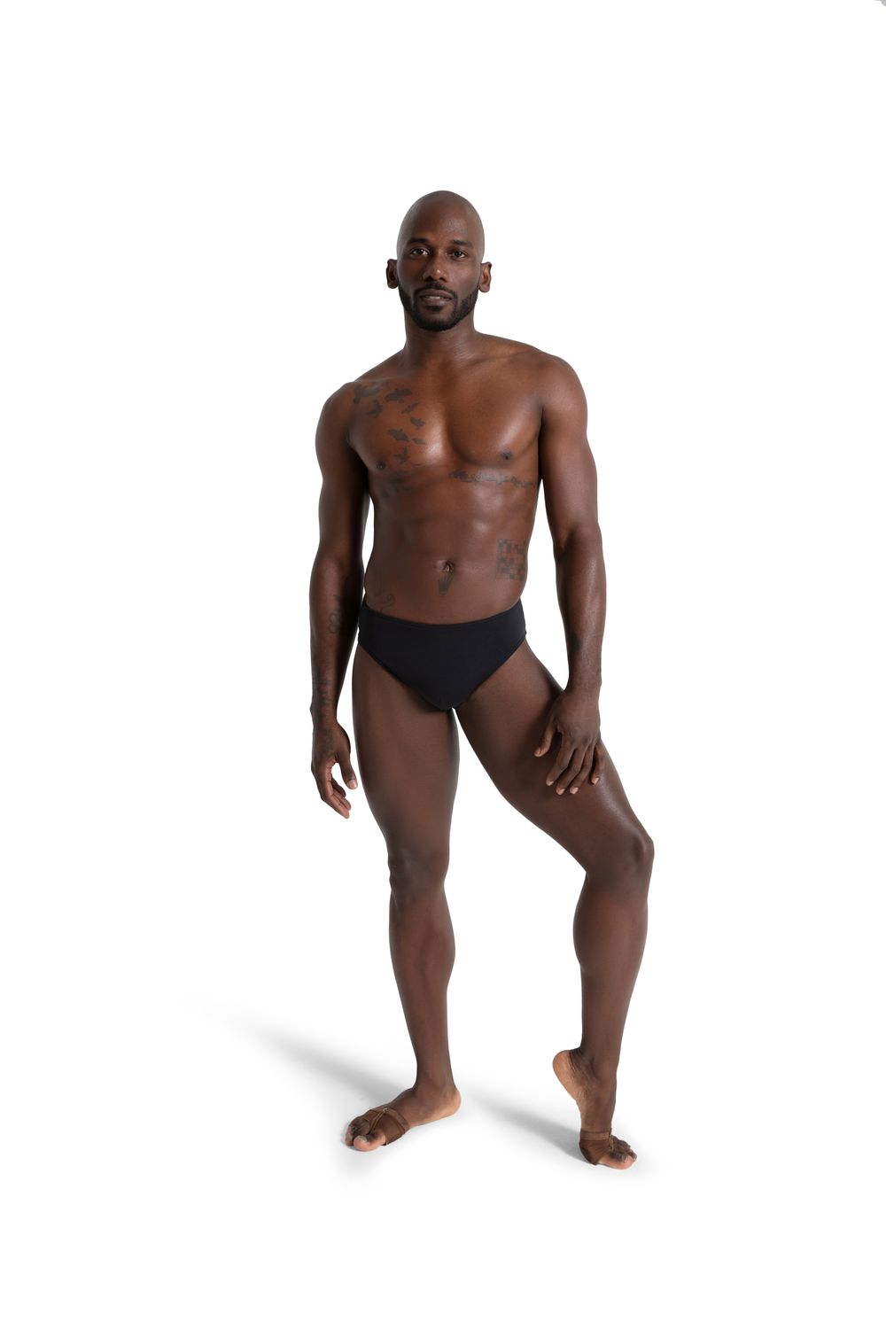 5935 Men&#39;s Full Seat Dance Belt, Color: Black, Size: XL