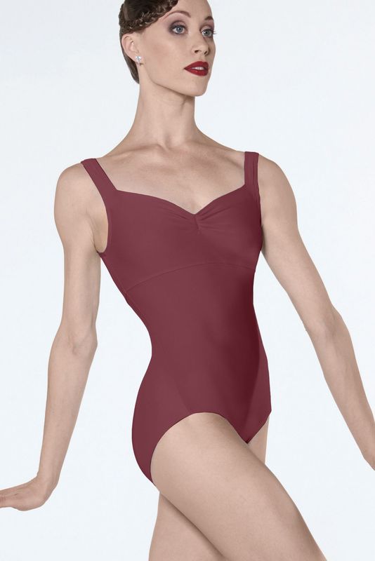 Galate (W/ Greenville Ballet Logo) Adult Pinch Front Tank Leo
