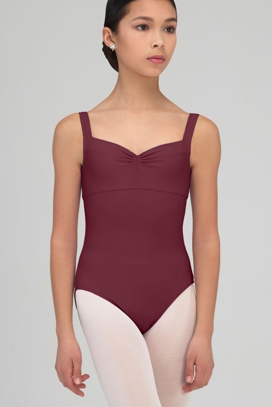 Galate (W/ Greenville Ballet Logo) Child Pinch Front Tank Leo