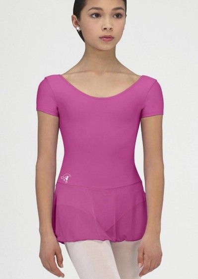 Ardesia (W/ Greenville Ballet Logo) Child Cap Sleeve Dress, Size: 6-8, Color: Fushia