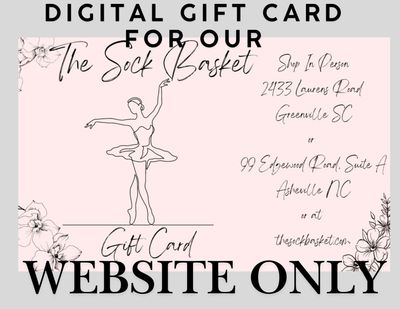Digital Gift Card for Online Purchases Only
