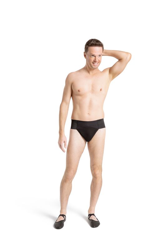 N5930 Men's Quilted Cotton Panel Thong Dance Belt