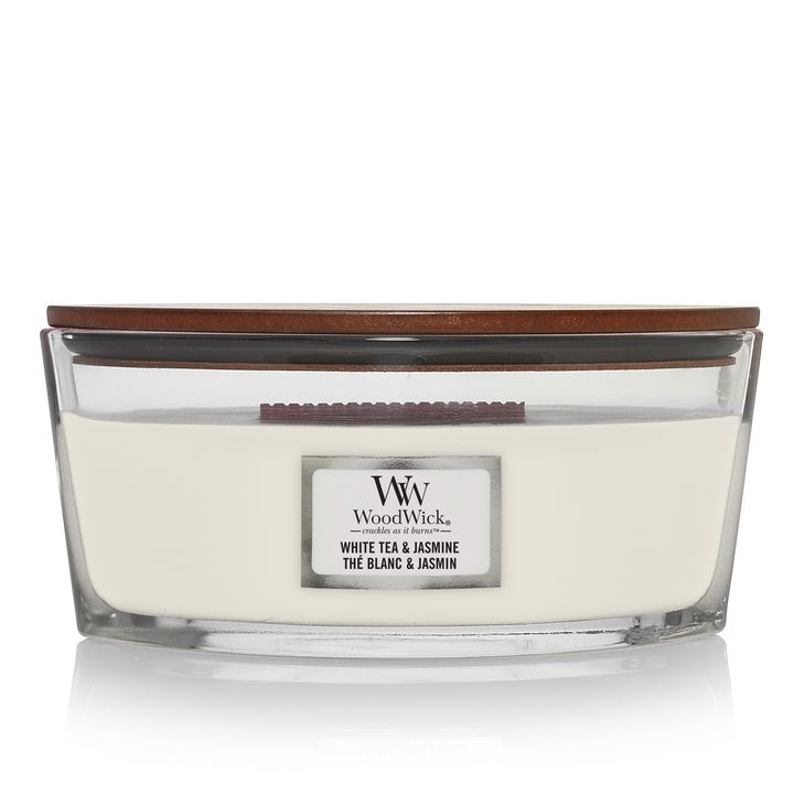 76062E - White Tea &amp; Jasmine Ellipse Candle