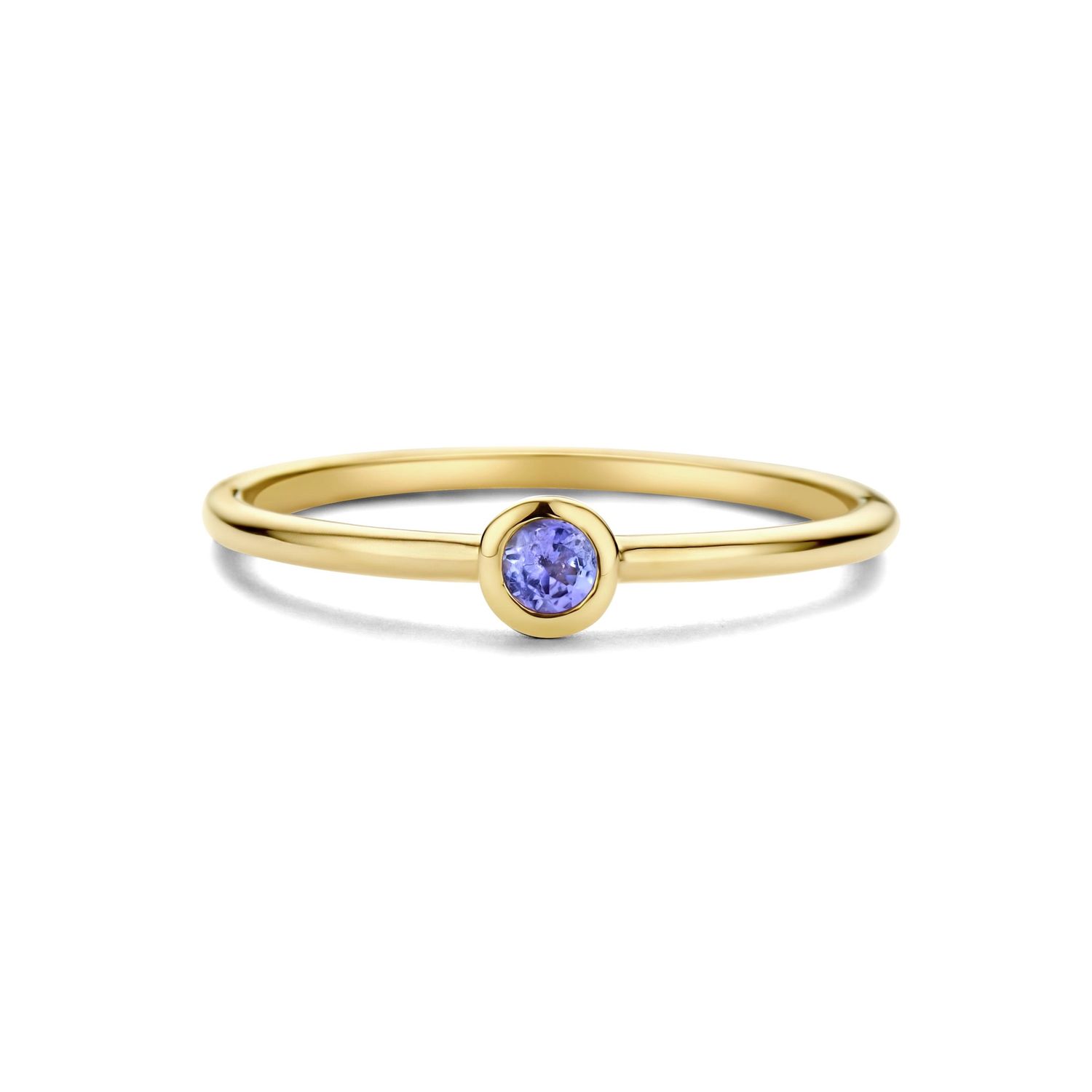 SWBR01DEC-Y-54 -  Birthstone 14K Ring December Tanzanite