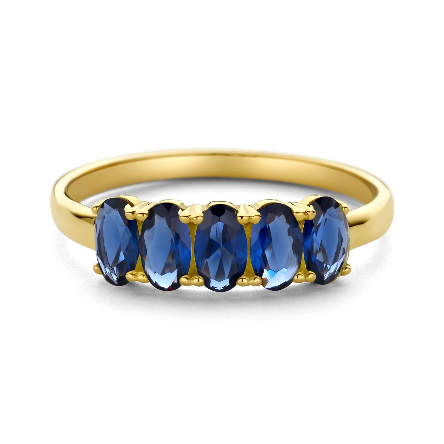 SWBR10322-Y15-56 - Happiness14K Ring With Zirconia