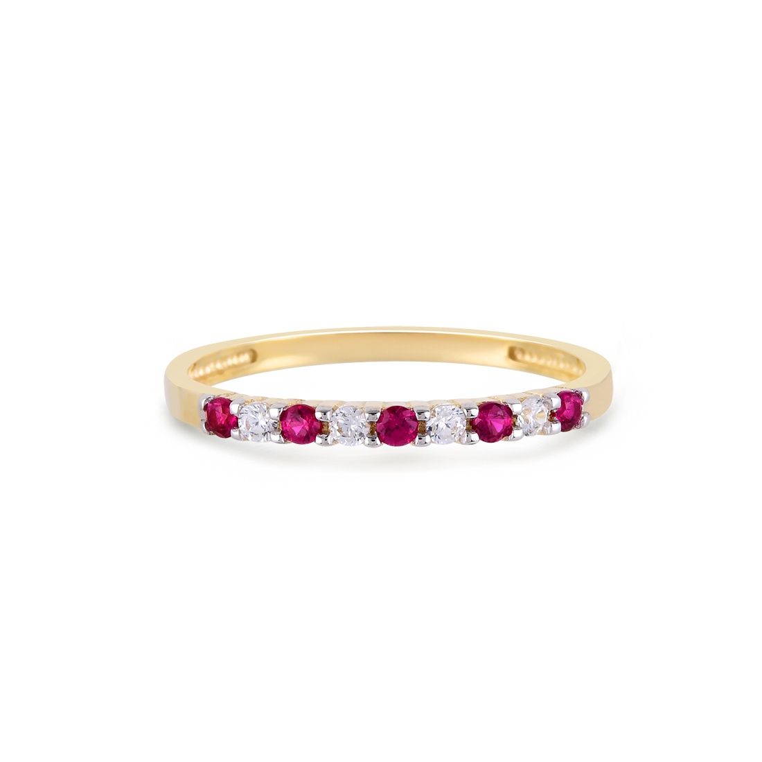 SWBR10328-Y30-56 - Happiness 14k Ring With Zirconia