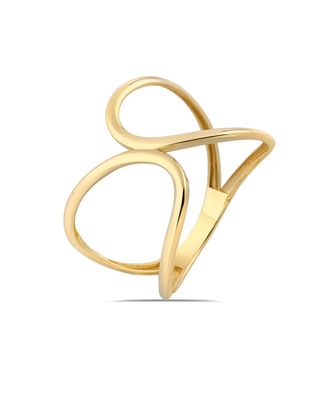 SWER10014-Y-56 - Classic 14K Gold Ring
