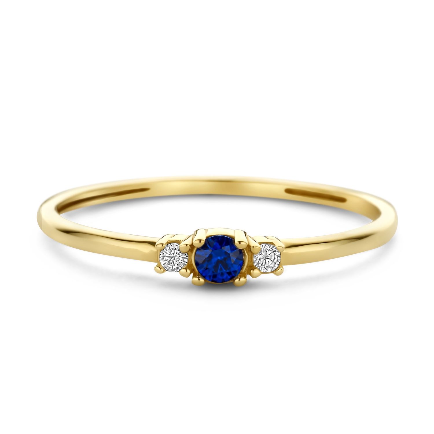 SWER10190-Y25-54 - Happiness 14K Gold Ring