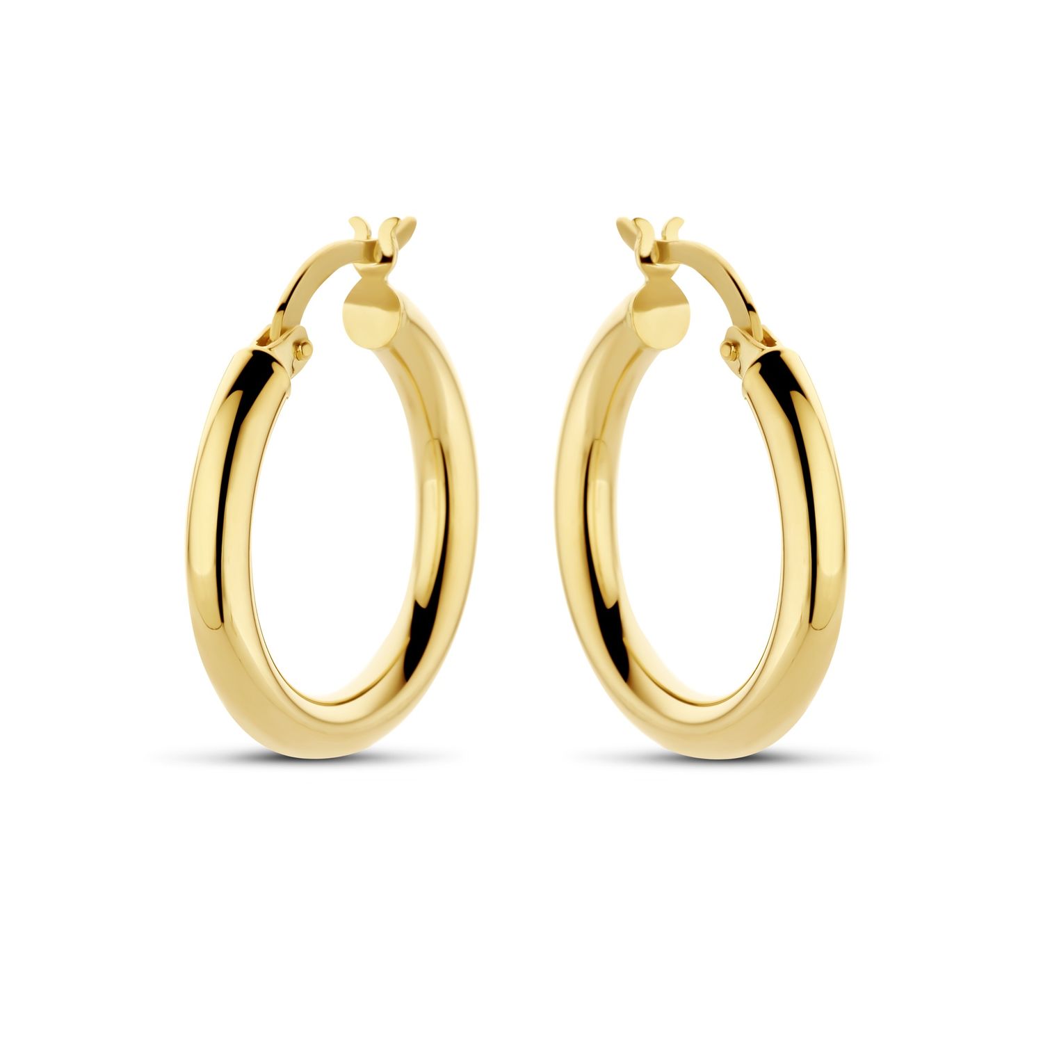 SWEE10314-Y - Classic 14K Gold Earring