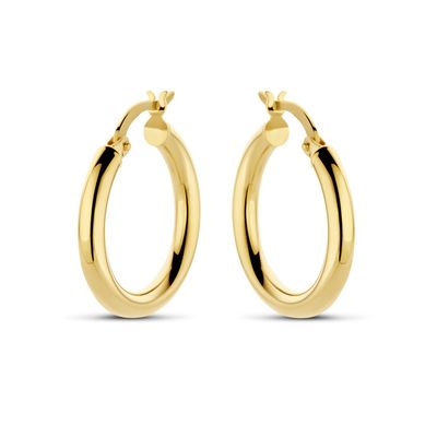 SWEE10314-Y - Classic 14K Gold Earring