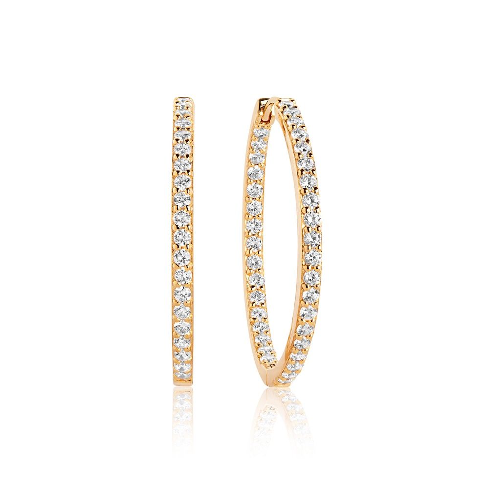 SJ-E1790-CZ(YG) - Bovalino Earrings