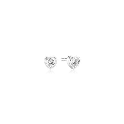 SJ-E2492-CZ - Amorino Earrings With Zirconia