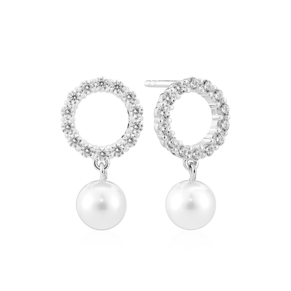 SJ-E2430-PCZ - Biella Perla Earrings
