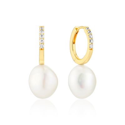 SJ-E2443-PCZ-YG - Padua Uno Earrings