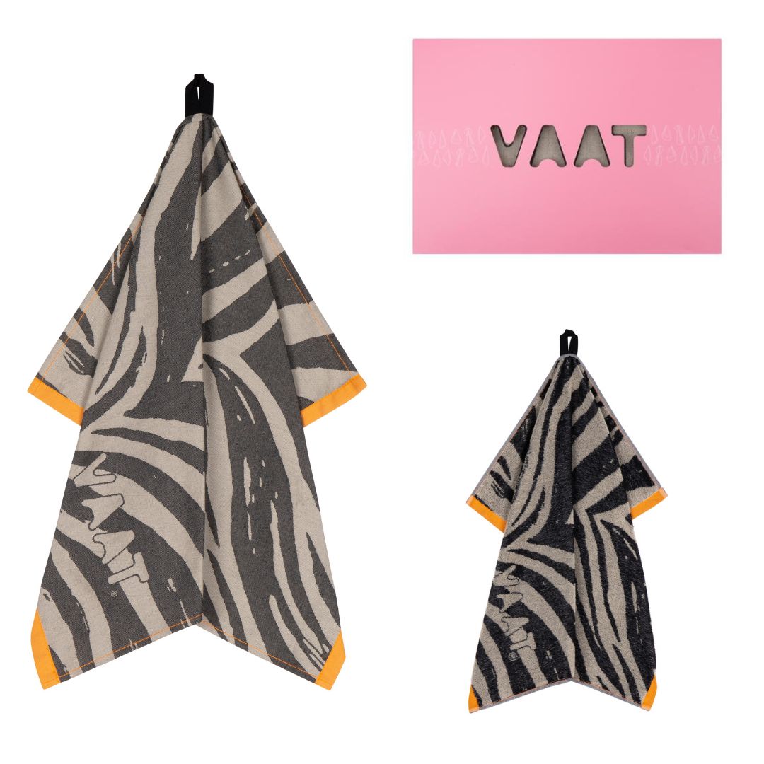 Giftset I Love Zebra - Black/Sand