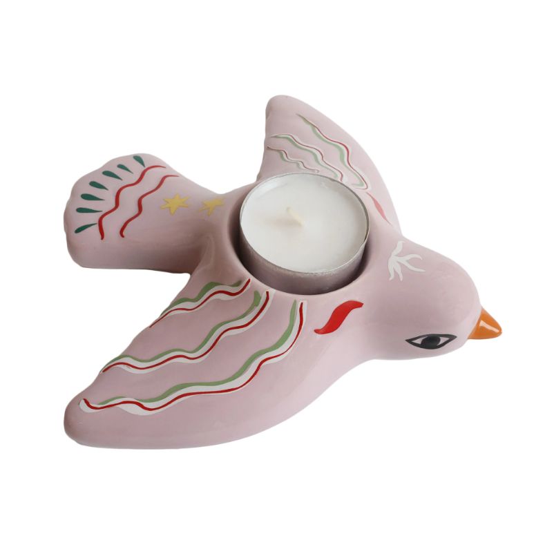 Candle Holder Birds