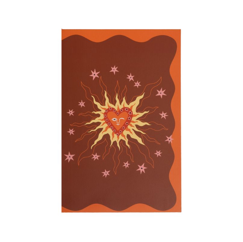 Notebook Heart Fire