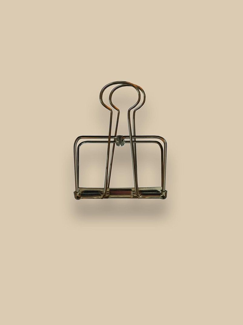 Metal wire clip M - Vintage Gold