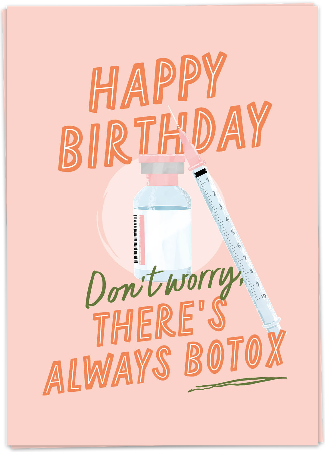 Kaart Happy Bday Botox - Double