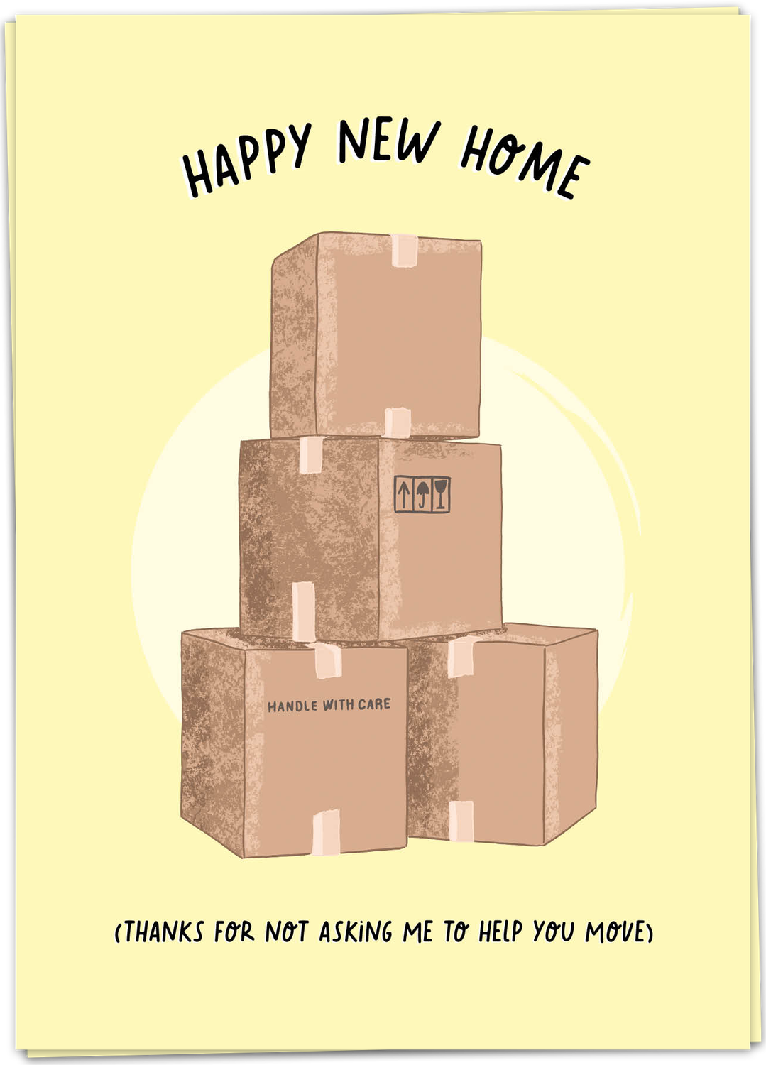 Kaart Happy New Home - Double