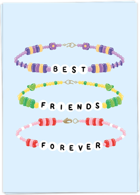 Kaart Best Friends Bracelet - Single