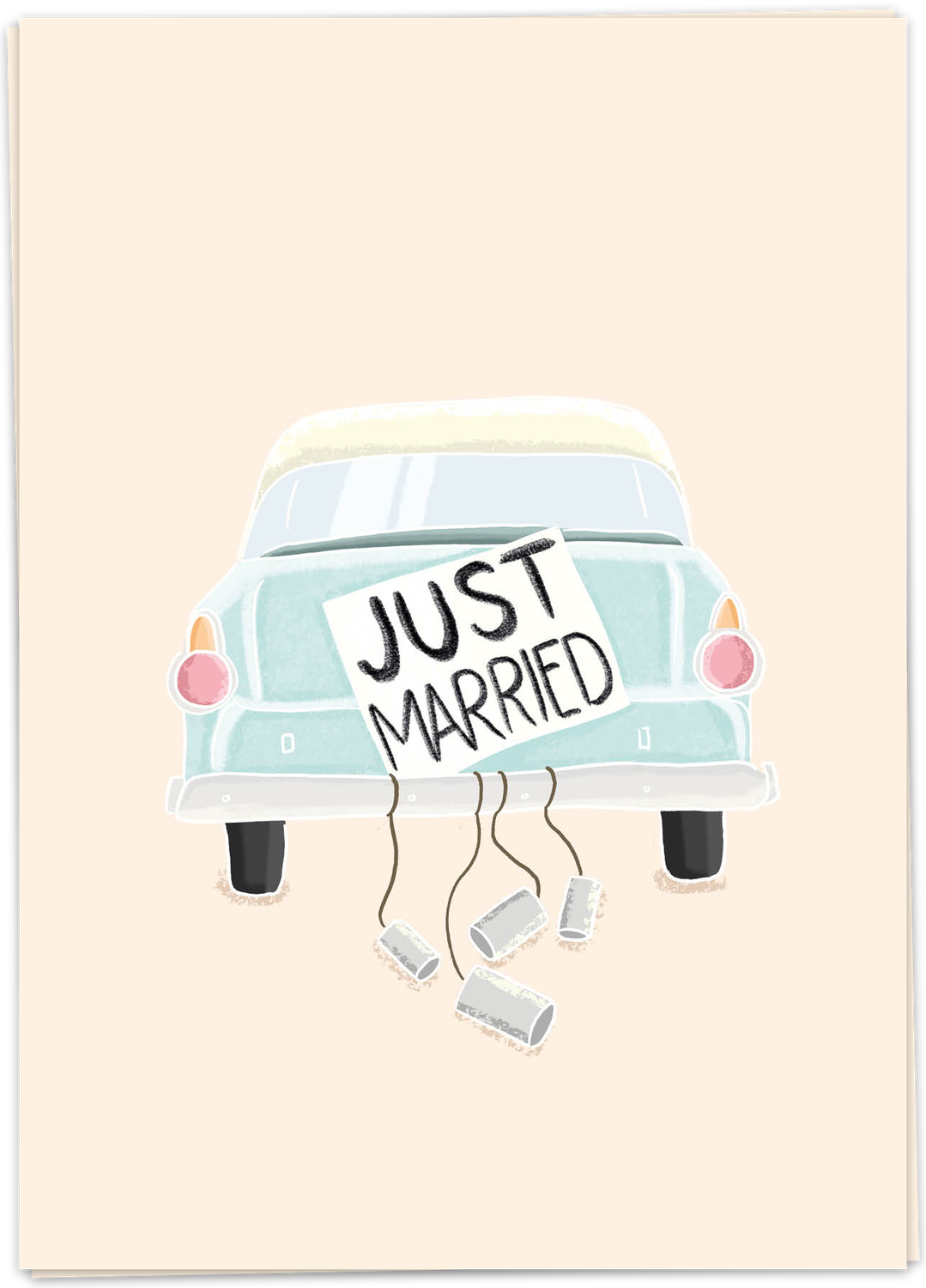 Kaart Just Married - Double