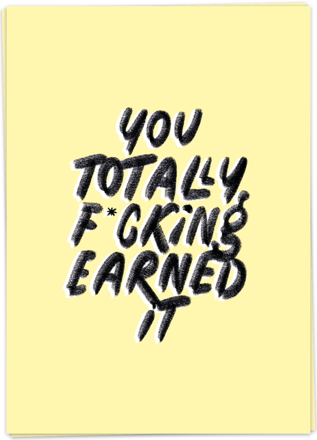 Kaart You F*cking Earned It -Single