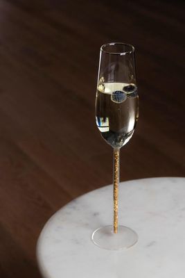 Champagne Glas Glitter