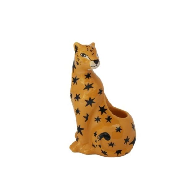 Candleholder Leopard