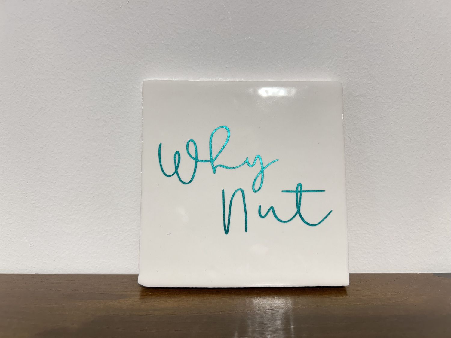 Tegel Why Nut - Wit/Holografisch
