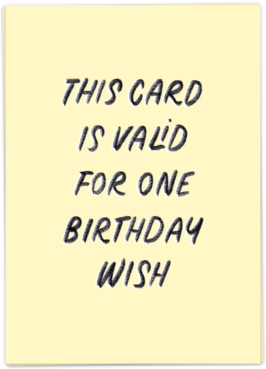 Kaart Birthday Wish - Single