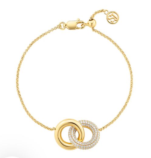 T SJ-B2477-CZ-YG - Carrara Bracelet
