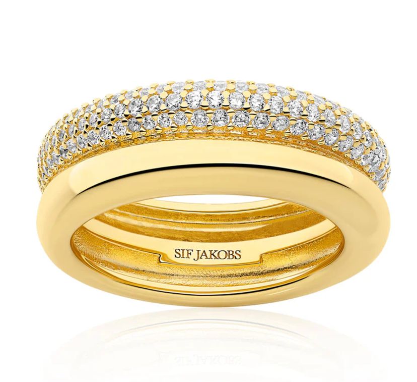 SJ-R2476-CZ-YG-54 - Carrara Ring
