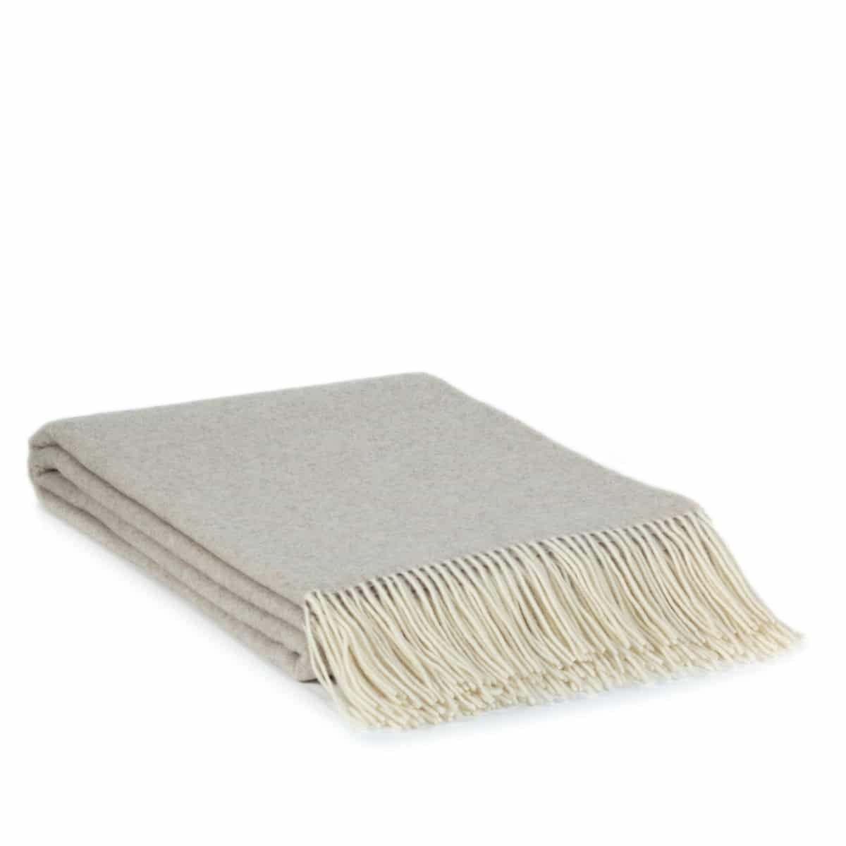 Merino/Kasjmier Plaid MILANO - Taupe