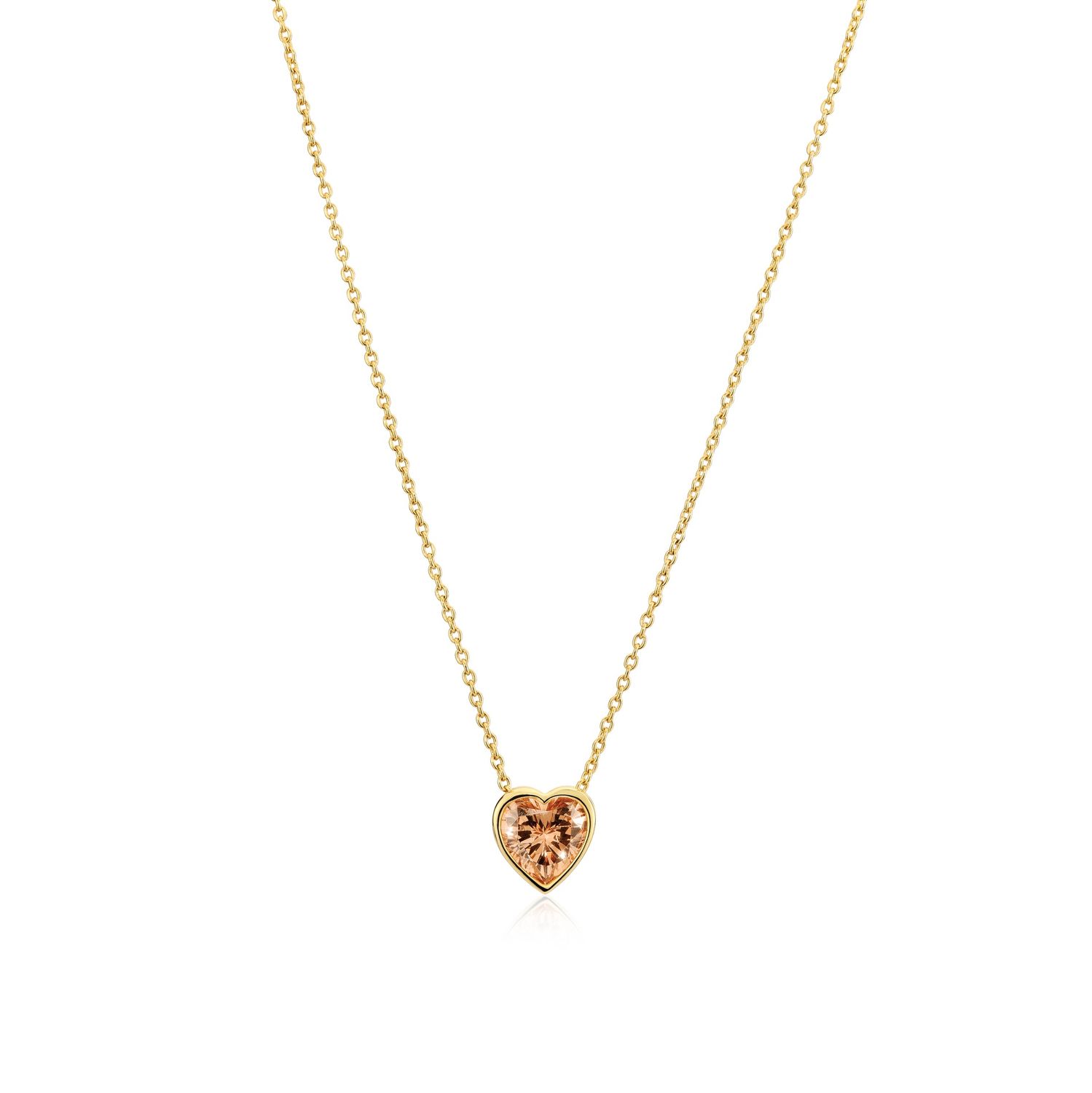 SJ-N2493-CH-YG -  Amorina Grande Necklace