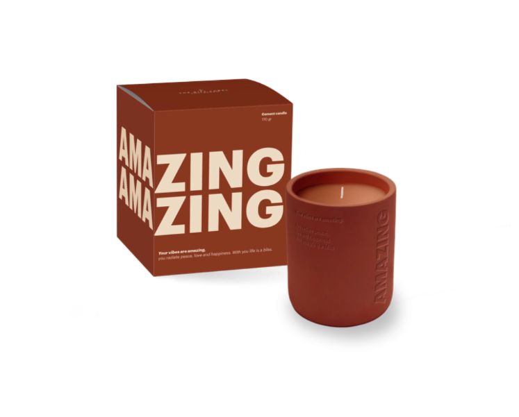 Cemented Candle 170gr - STUDIO - AMAZING