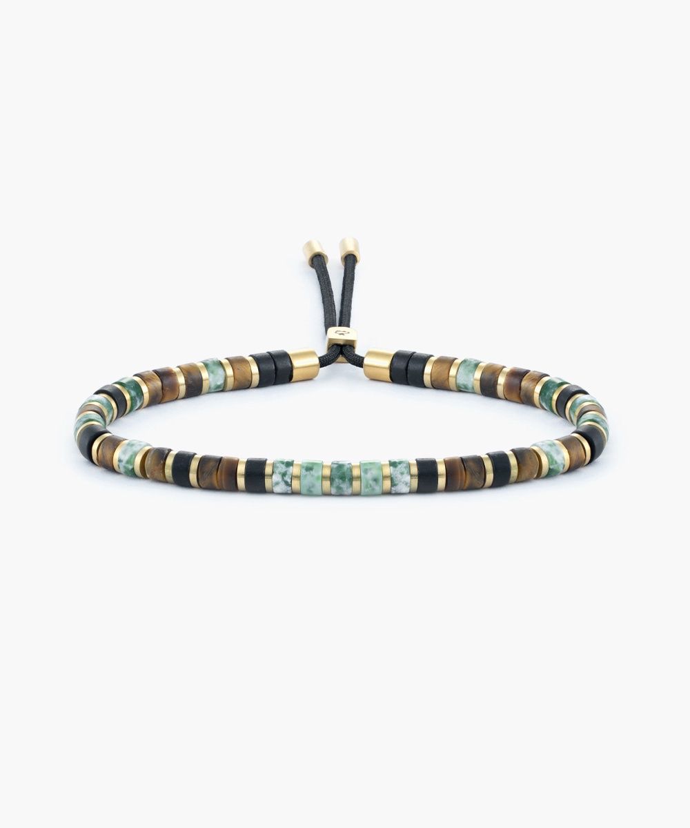 P48 - 357935 Brontide 4mm Adjustable Nagoya | Gold, Size: M - 18/19 cm