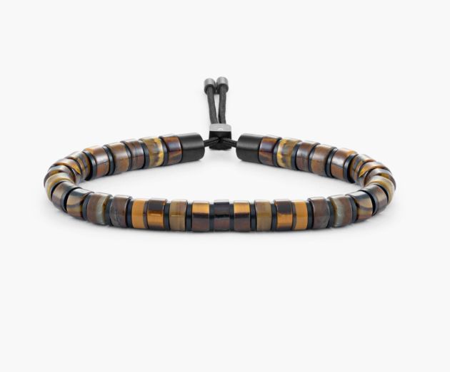 P49 - 27173 - M - Brontide 6mm Tiger Eye/Black