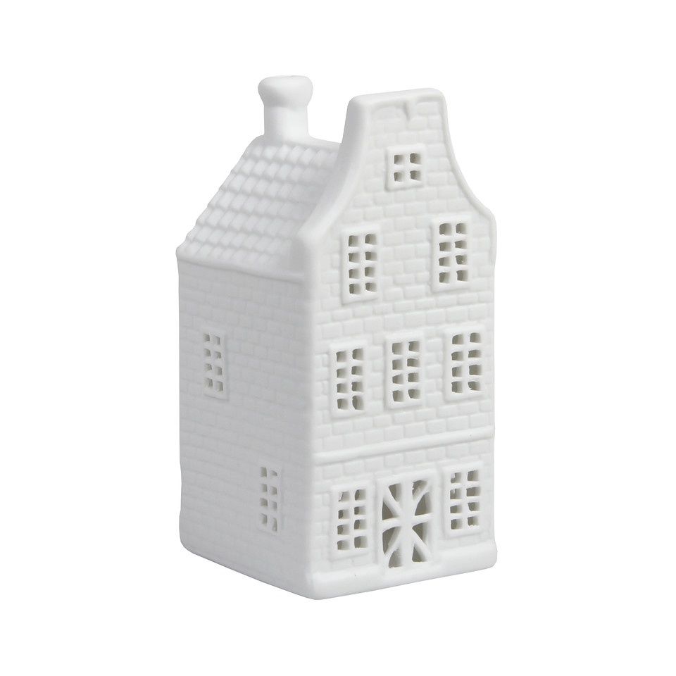 Tealight Canal House Clock