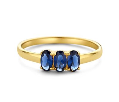 SWBR10320-Y15-54 - Happiness14K Ring With Zirconia